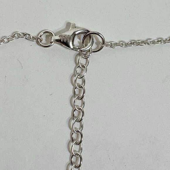 SILPADA "Sail Away" Sterling Silver Necklace N3247 Compressed Turquoise Cabochon - Picture 6 of 9